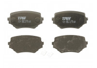 Kit de plaquettes de frein, frein à disque COTEC GDB3132 TRW
