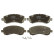 Kit de plaquettes de frein, frein à disque COTEC GDB3205 TRW, Vignette 3
