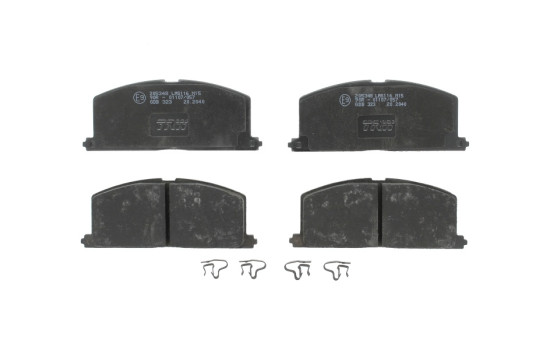 Kit de plaquettes de frein, frein à disque COTEC GDB323 TRW