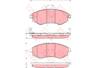 Kit de plaquettes de frein, frein à disque COTEC GDB3256 TRW