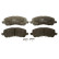 Kit de plaquettes de frein, frein à disque COTEC GDB3287 TRW, Vignette 3