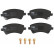Kit de plaquettes de frein, frein à disque COTEC GDB3288 TRW, Vignette 4