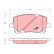 Kit de plaquettes de frein, frein à disque COTEC GDB3315 TRW, Vignette 2