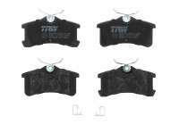 Kit de plaquettes de frein, frein à disque COTEC GDB3334 TRW