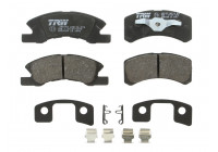 Kit de plaquettes de frein, frein à disque COTEC GDB3358 TRW