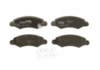 Kit de plaquettes de frein, frein à disque COTEC GDB3363 TRW
