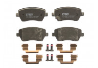 Kit de plaquettes de frein, frein à disque COTEC GDB3396 TRW