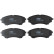 Kit de plaquettes de frein, frein à disque COTEC GDB3403 TRW, Vignette 4