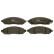 Kit de plaquettes de frein, frein à disque COTEC GDB3404 TRW, Vignette 3