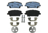 Kit de plaquettes de frein, frein à disque COTEC GDB3407 TRW