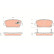 Kit de plaquettes de frein, frein à disque COTEC GDB3407 TRW, Vignette 2