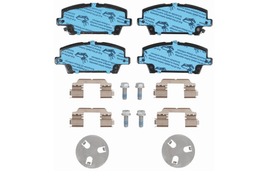 Kit de plaquettes de frein, frein à disque COTEC GDB3407 TRW, Image 4