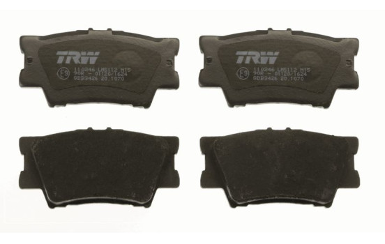 Kit de plaquettes de frein, frein à disque COTEC GDB3426 TRW, Image 3