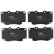 Kit de plaquettes de frein, frein à disque COTEC GDB3428 TRW, Vignette 4