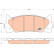 Kit de plaquettes de frein, frein à disque COTEC GDB3429 TRW, Vignette 2