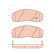 Kit de plaquettes de frein, frein à disque COTEC GDB3433 TRW, Vignette 2