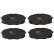 Kit de plaquettes de frein, frein à disque COTEC GDB3450 TRW, Vignette 6