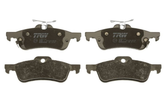 Kit de plaquettes de frein, frein à disque COTEC GDB3458 TRW, Image 3