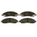 Kit de plaquettes de frein, frein à disque COTEC GDB3466 TRW, Vignette 3