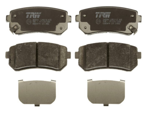 Kit de plaquettes de frein, frein à disque COTEC GDB3474 TRW, Image 3