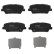 Kit de plaquettes de frein, frein à disque COTEC GDB3499 TRW, Vignette 4