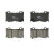 Kit de plaquettes de frein, frein à disque COTEC GDB3505 TRW