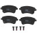 Kit de plaquettes de frein, frein à disque COTEC GDB3509 TRW, Vignette 3