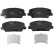Kit de plaquettes de frein, frein à disque COTEC GDB3582 TRW, Vignette 3