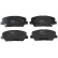 Kit de plaquettes de frein, frein à disque COTEC GDB3582 TRW, Vignette 5