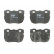 Kit de plaquettes de frein, frein à disque COTEC GDB394 TRW