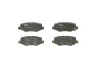 Kit de plaquettes de frein, frein à disque COTEC GDB4145 TRW