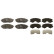 Kit de plaquettes de frein, frein à disque COTEC GDB4179 TRW, Vignette 3