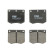 Kit de plaquettes de frein, frein à disque COTEC GDB660 TRW