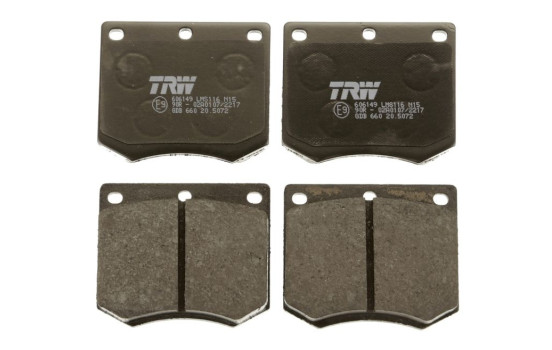 Kit de plaquettes de frein, frein à disque COTEC GDB660 TRW, Image 3