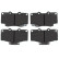 Kit de plaquettes de frein, frein à disque COTEC GDB797 TRW, Vignette 5