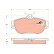Kit de plaquettes de frein, frein à disque COTEC GDB837 TRW, Vignette 2