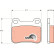 Kit de plaquettes de frein, frein à disque COTEC GDB911 TRW, Vignette 2