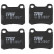Kit de plaquettes de frein, frein à disque COTEC GDB911 TRW, Vignette 4