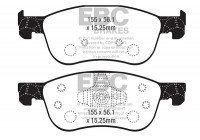 Kit de plaquettes de frein, frein à disque DP22353 EBC