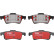 Kit de plaquettes de frein, frein à disque DTEC COTEC GDB1469DTE TRW