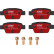 Kit de plaquettes de frein, frein à disque DTEC COTEC GDB1485DTE TRW