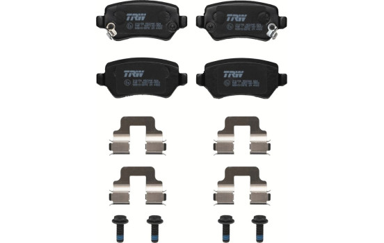 Kit de plaquettes de frein, frein à disque DTEC COTEC GDB1515DTE TRW, Image 2