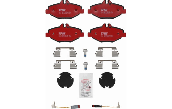 Kit de plaquettes de frein, frein à disque DTEC COTEC GDB1542DTE TRW