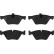 Kit de plaquettes de frein, frein à disque DTEC COTEC GDB1559DTE TRW, Vignette 2