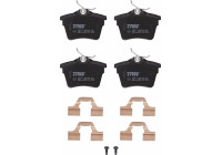 Kit de plaquettes de frein, frein à disque DTEC COTEC GDB1596DTE TRW
