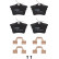 Kit de plaquettes de frein, frein à disque DTEC COTEC GDB1596DTE TRW