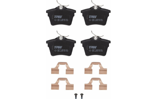 Kit de plaquettes de frein, frein à disque DTEC COTEC GDB1596DTE TRW