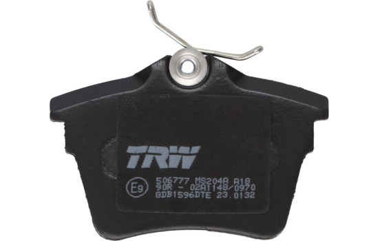 Kit de plaquettes de frein, frein à disque DTEC COTEC GDB1596DTE TRW, Image 3