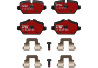 Kit de plaquettes de frein, frein à disque DTEC COTEC GDB1612DTE TRW