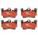 Kit de plaquettes de frein, frein à disque DTEC COTEC GDB1652DTE TRW